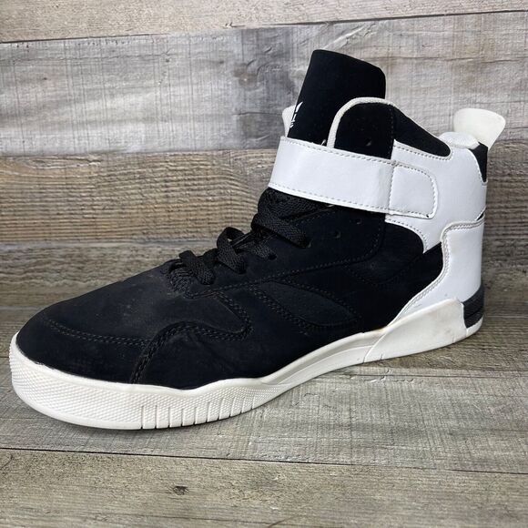 Fashion Black & White Sneakers Mens Size 45 Kuxie - Picture 8 of 13